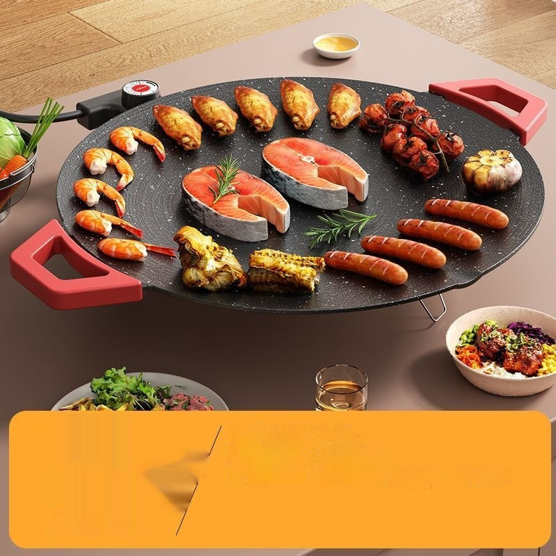 Smoke-free Korean-style Barbecue Griddle For Home Useperfect For Grilling Meat On A Hot Plate
