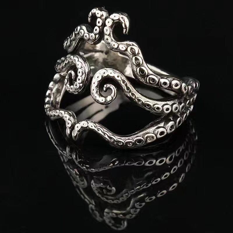 Best-selling Octopus Open-ring European And American Punk Style