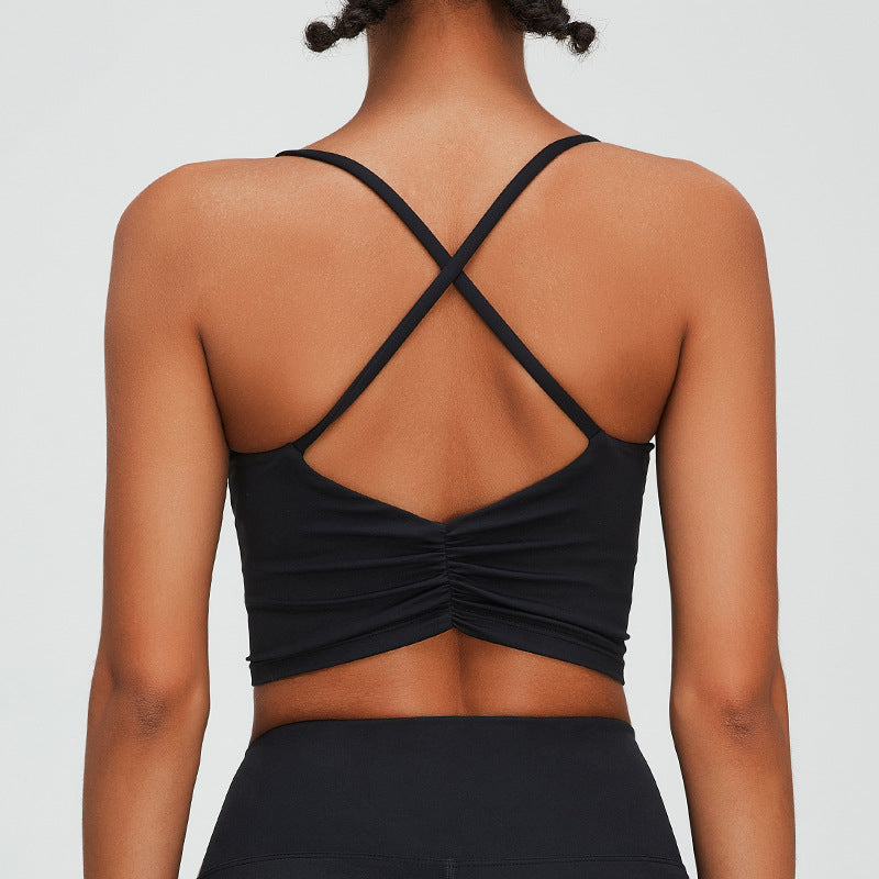 Sports Underwear Women's Cross Beauty Back Vest Yoga