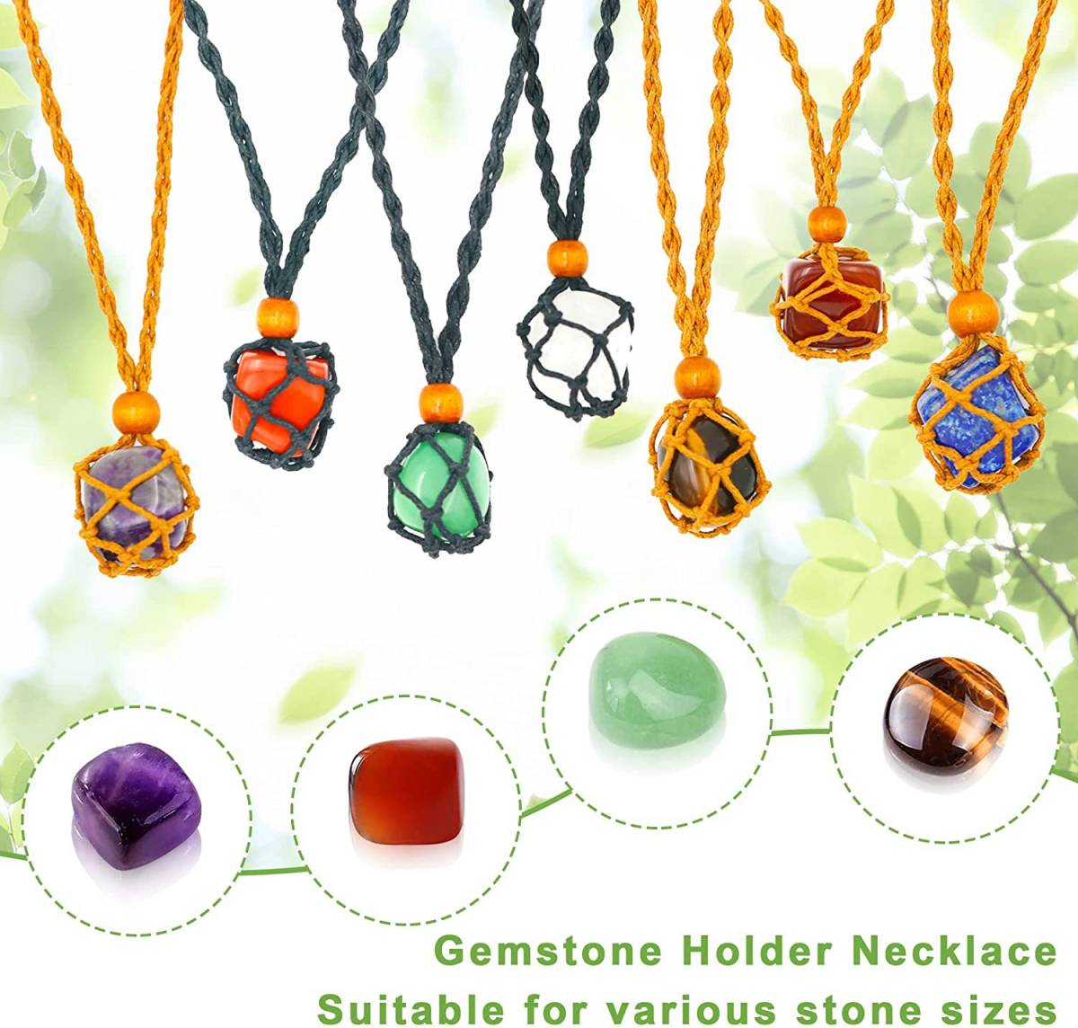Irregular Natural Stone Yoga Stone Bracelet Suit DIY