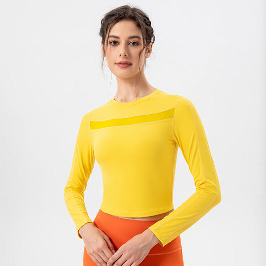Yoga Long Sleeve Women's Breathable Tights Running Fitness Sportswear
