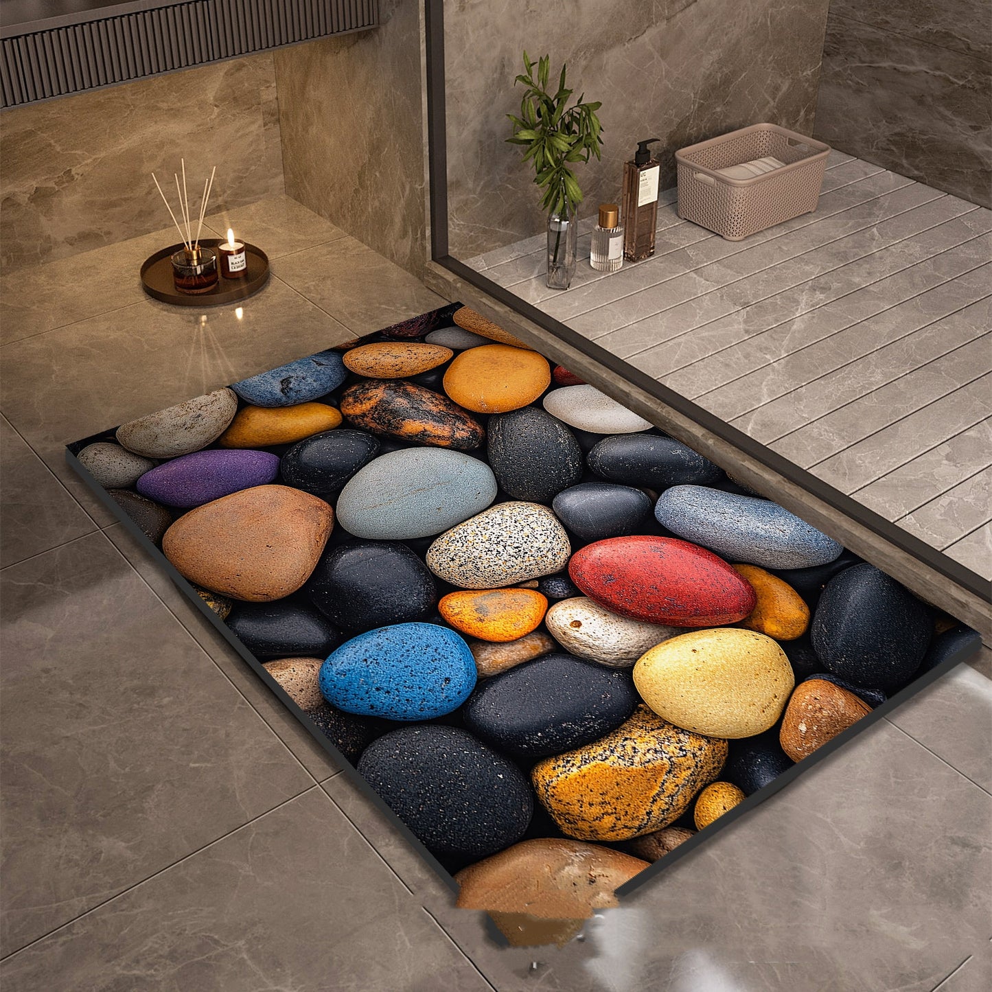 Bathroom Diatomaceous Earth Quick-drying Bath Mat