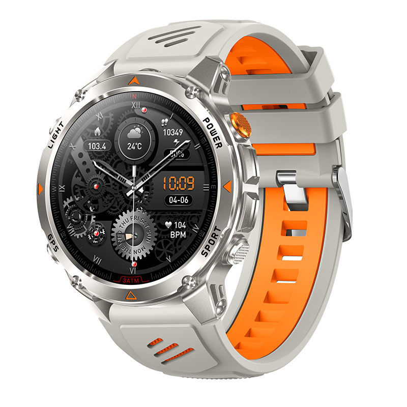 Smart GPS Flashlight Compass Bluetooth Calling Outdoor Sports Watch