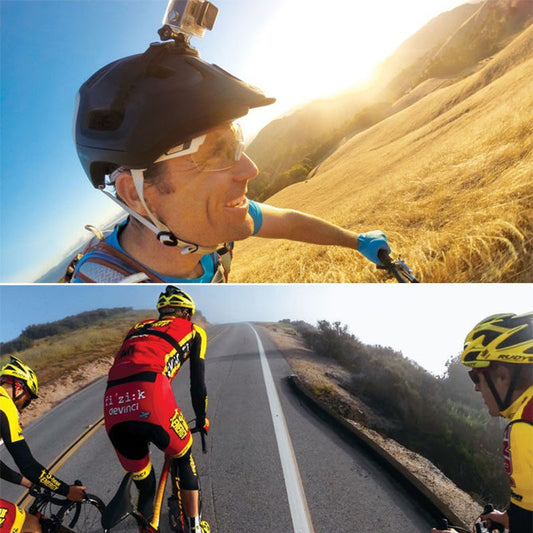 Bicycle Helmet With Fixed Mount Accessories
