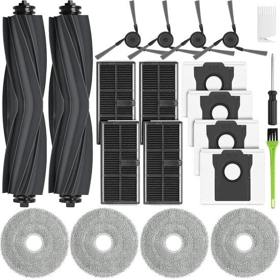 Robot Vacuum Accessories Roller Side Brush Filter Mop Cloth