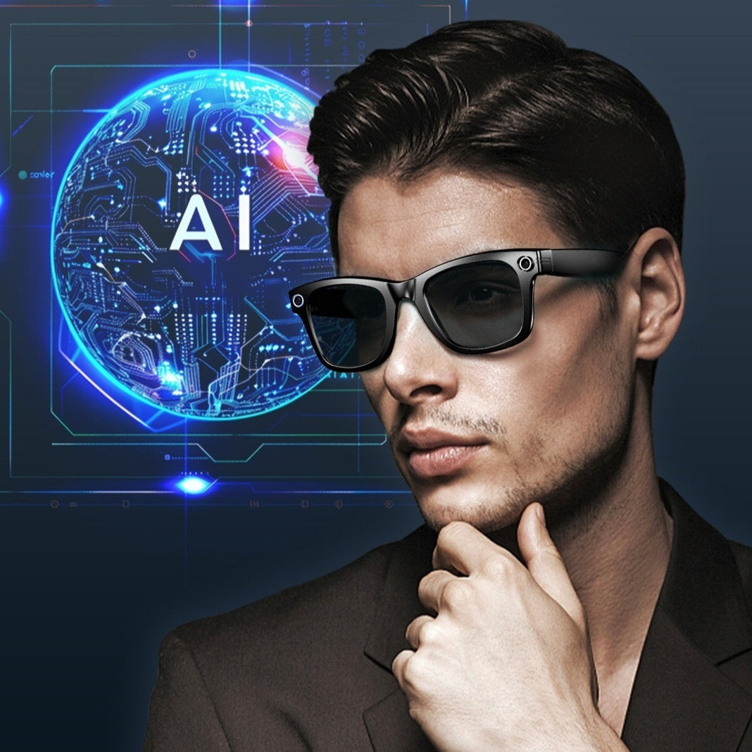 800W-pixel AI Translation Smart Glasses With Photo And Video Capabilities