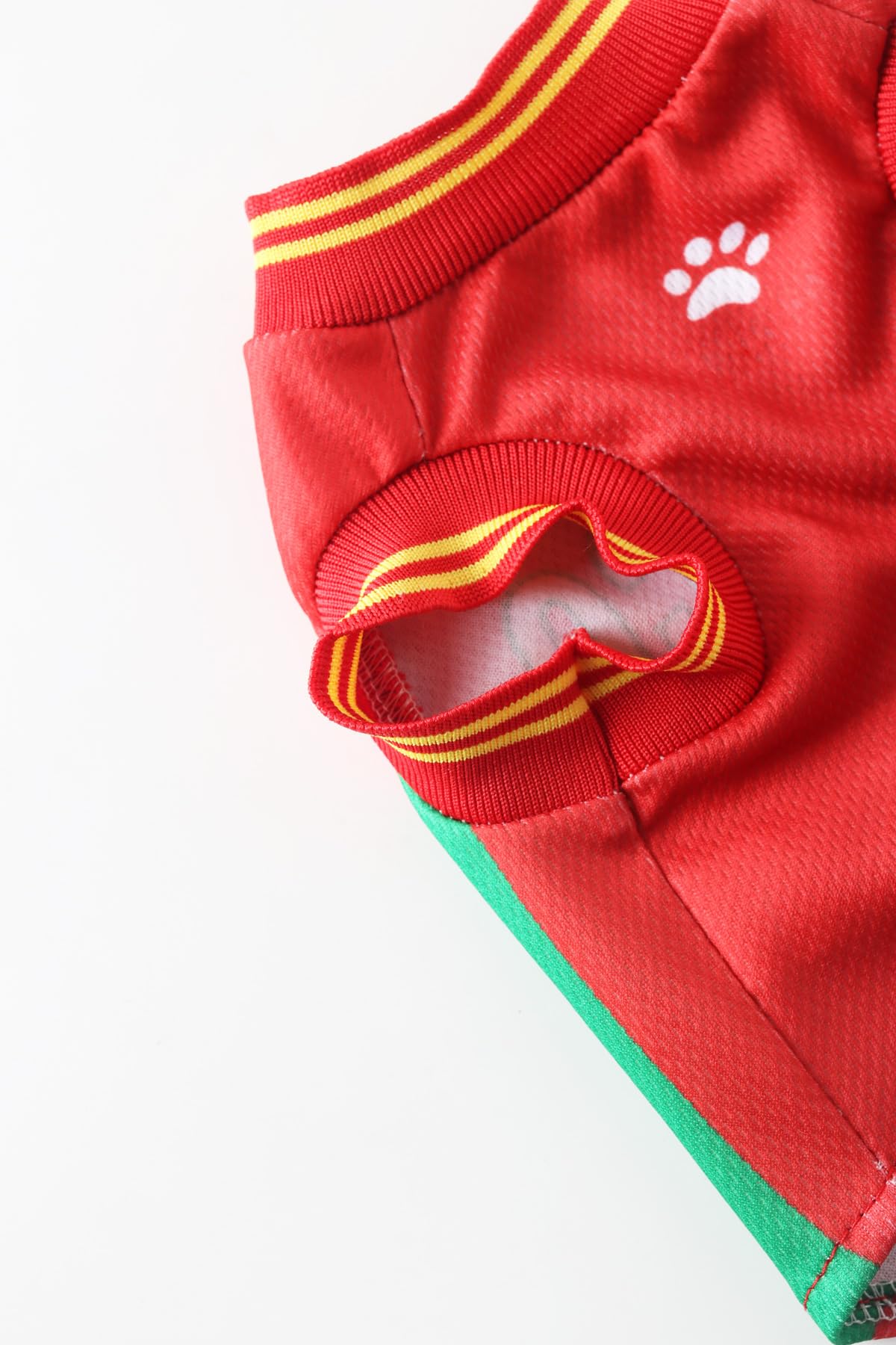 Mexico Pet Dog Jersey Costume, Summer Cooling Mesh Fabric, Soccer Sportswear Team Jersey, Lightweight Football Casual Clothes For Small Dogs