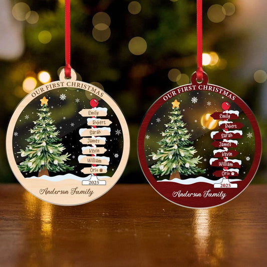 Wooden Handicraft Pendant Christmas Decoration