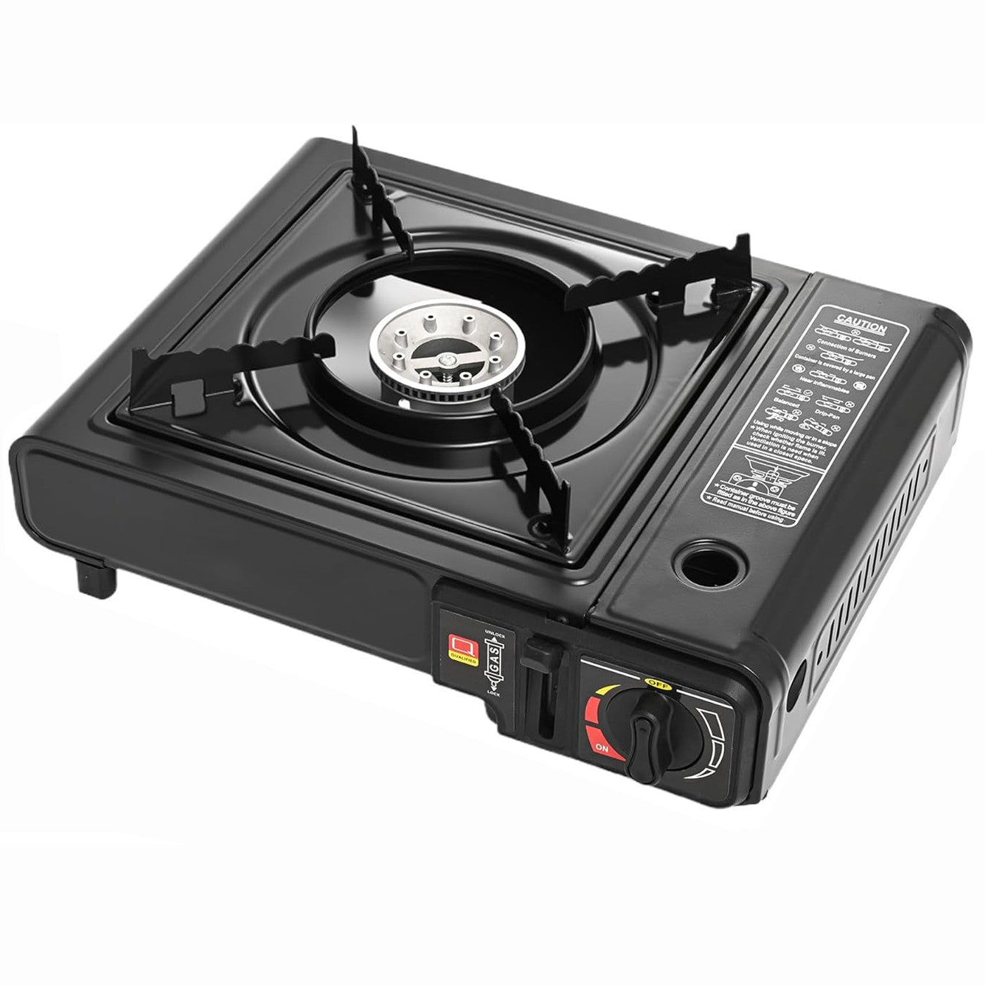 Outdoor Camping Butane Gas Stove Portable Single Burner Hob BBQ Picnic Cooker Excluding Gas Cylinders