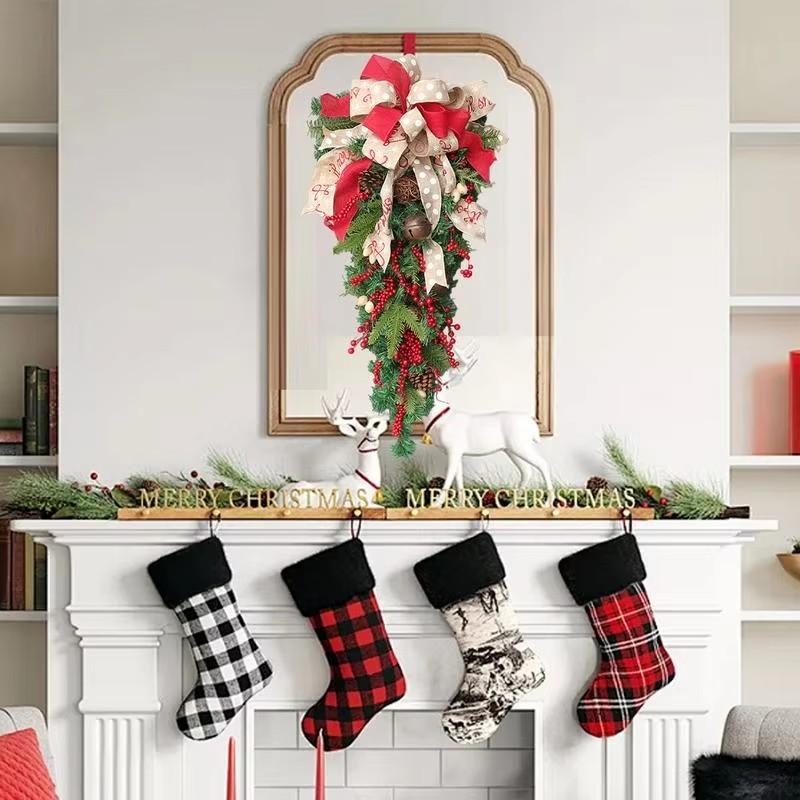 A Christmas Door Hanging Christmas Decorations Holiday Accessories Birthday Party Supplies