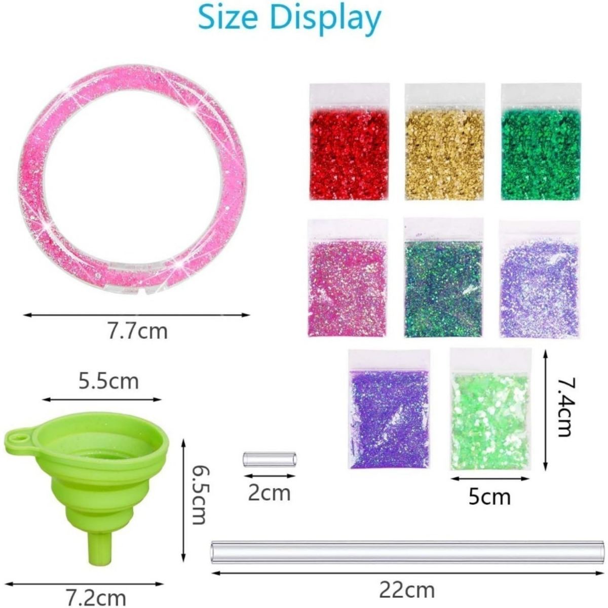 Leisure, Manual Activity, Birthday, Creative Crafts, Bracelets, Gift Idea, Fluorescent Bracelet, Plastic Bracelet