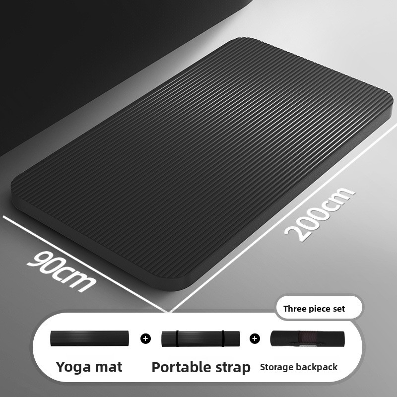 Non-slip, Extra-long, Extra-wide And Extra-thick Yoga Fitness Mat For Home And Gym Use