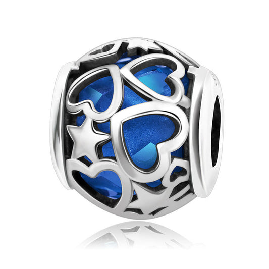 White Copper Silver-plated DIY Bracelet Jewelry Accessories Beads Pendants