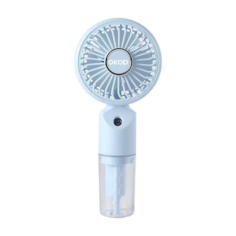 KP-F31 New Handheld Misting Fan Portable USB Mini Fan For Students Outdoor Use Gift Item In Stock Factory Direct