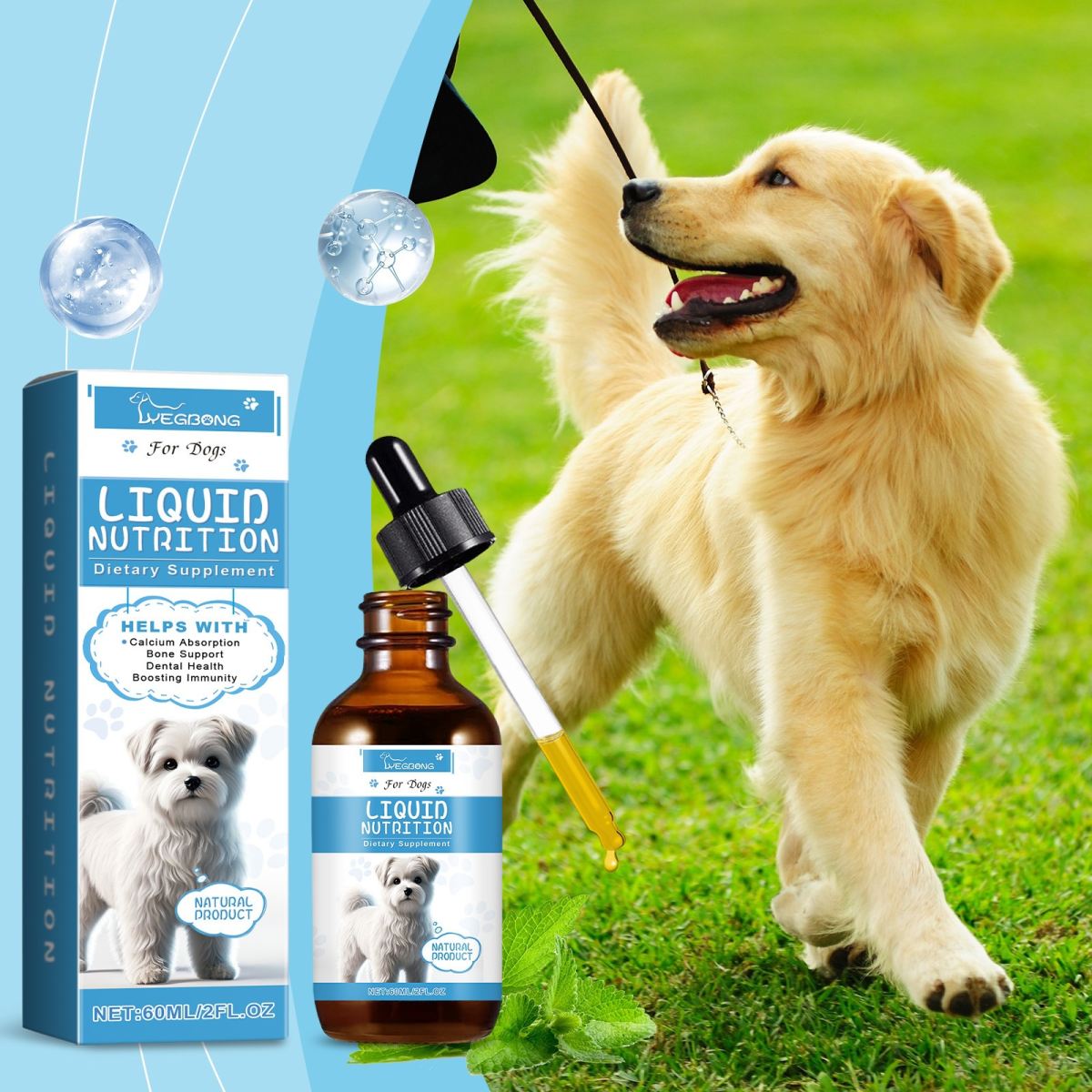 Pet Vitamin Supplement Dropsboost Immunity Enhance Vitality And Support A Healthy Diet
