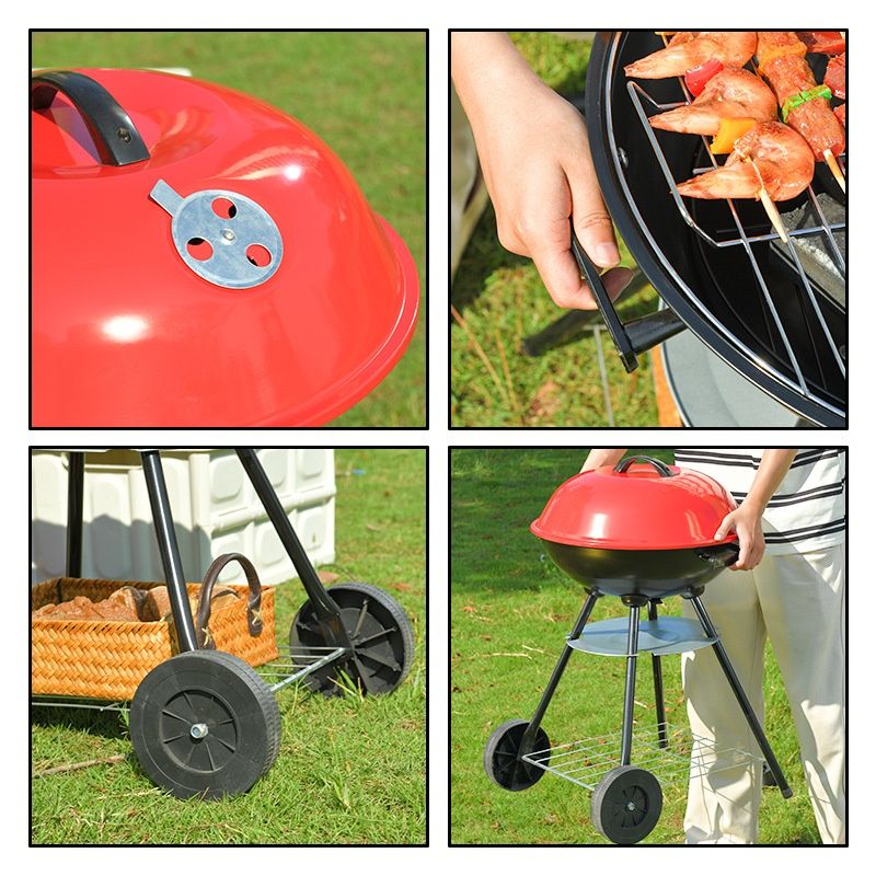 Portable Barbecue Grill For Outdoor Camping And Patios