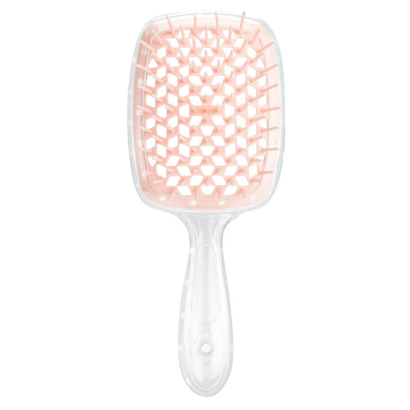 Detangling Comb With Hollow Design Doesnt Snag Hairsuitable For Both Curly And Straight Hair
