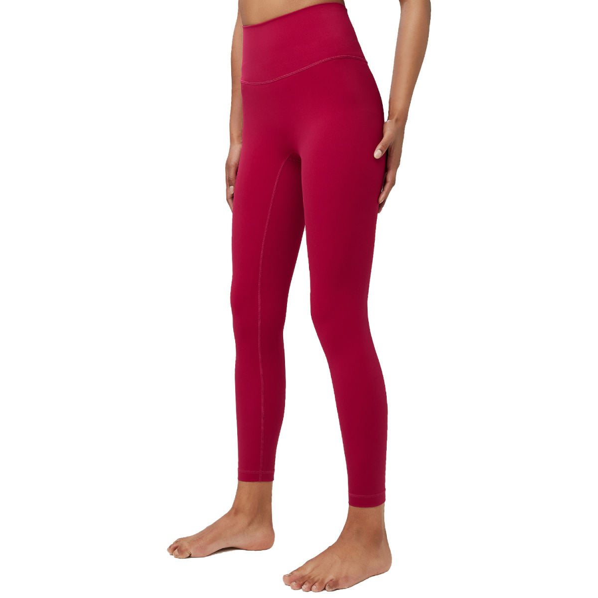 Yoga Pants Women's Elastic Waist-showing Pocket