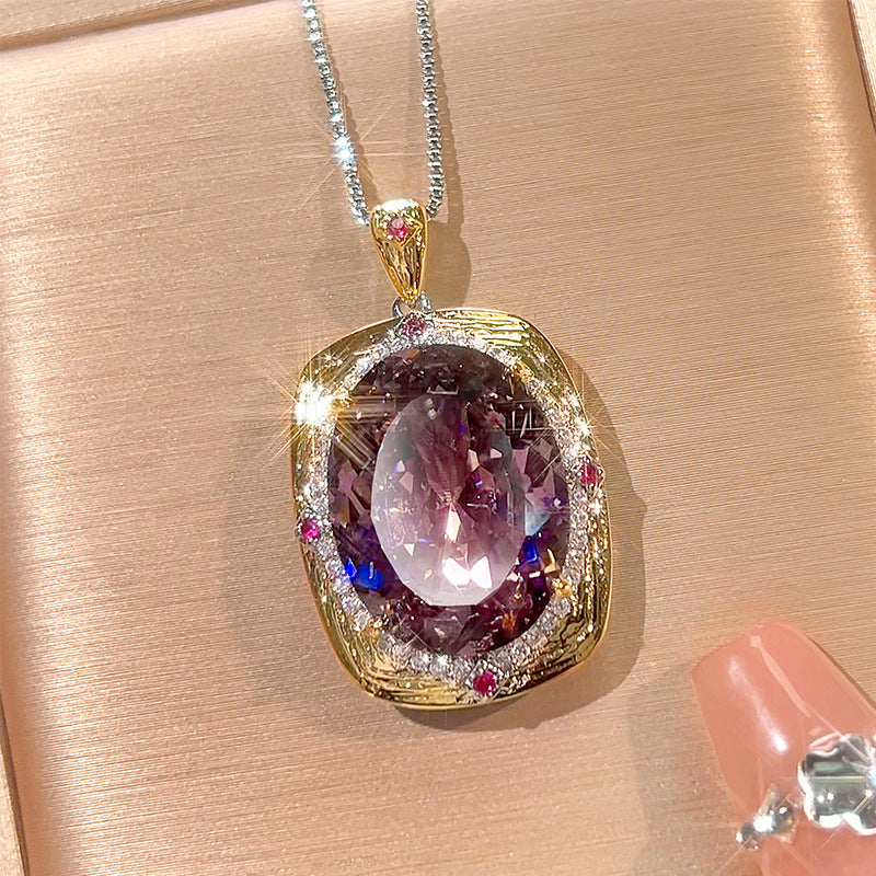 Luxury High-end Accessories Dried Rose Jewelry Necklace Earrings And Ring