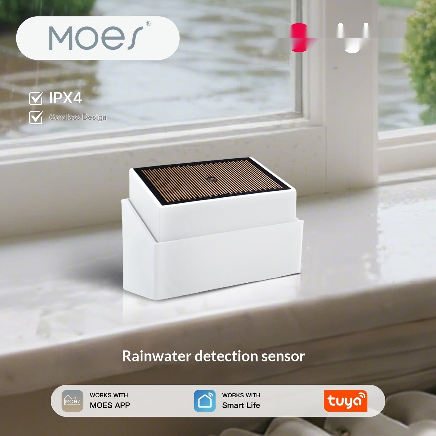 Graffiti Smart Home Outdoor Mini Rainfall Sensor