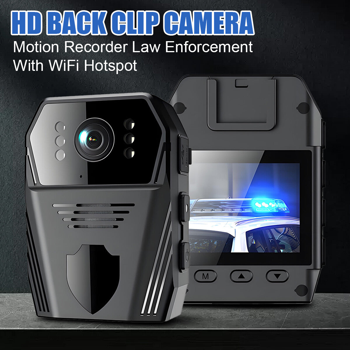 WIFI 4K Mini Camera Camcorder Body Police Cam With Audio Video DVR IR Night Cam