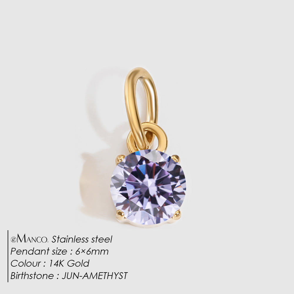 DIY Jewelry Accessories Stainless Steel Pendant Charms