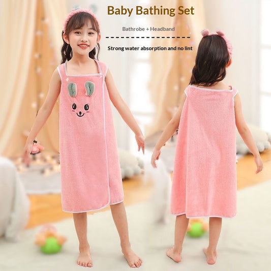 Children Who Can Absorb Water Without Shedding Hair Can Wear Bath Towels