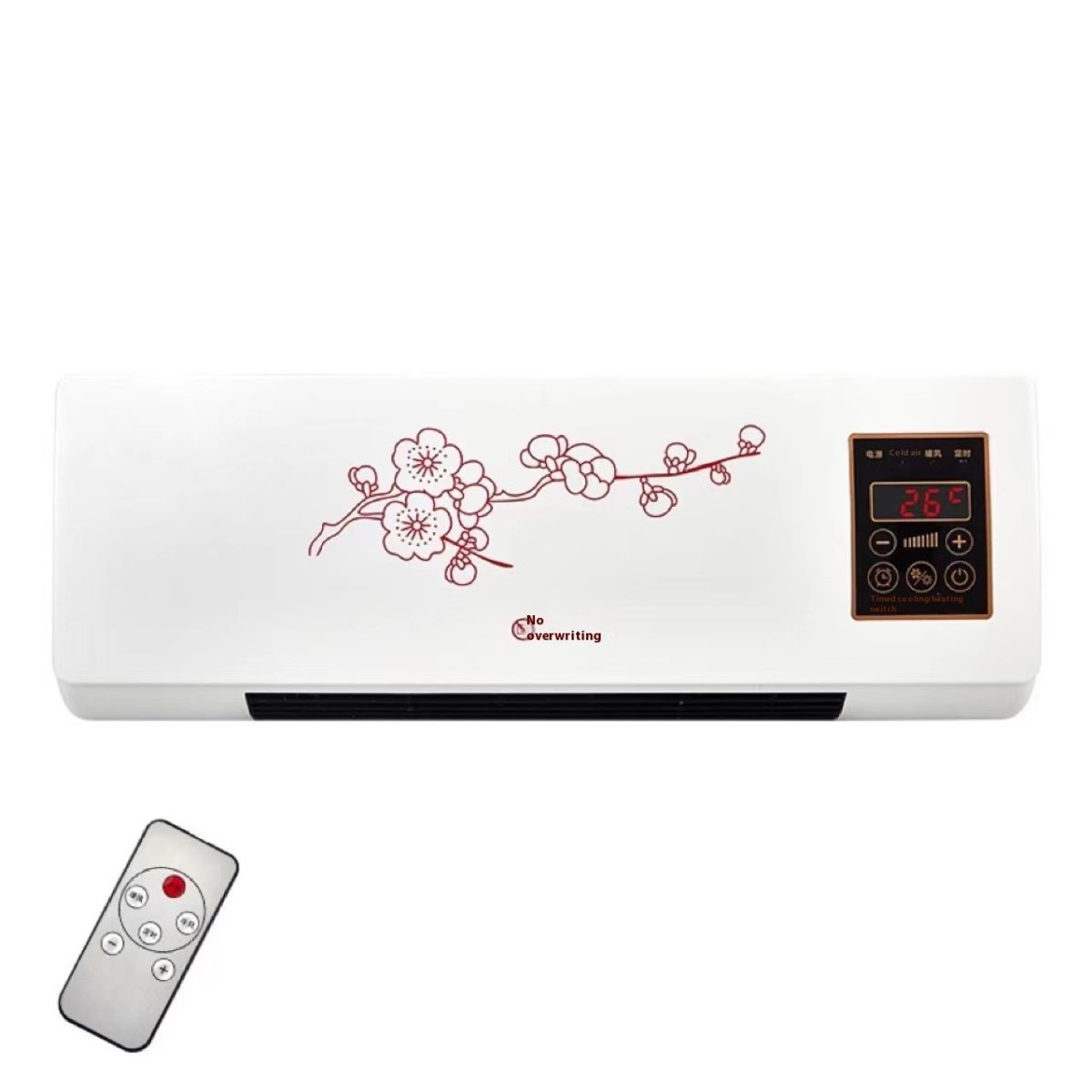 Dual-purpose Mobile Wall-mounted Bathroom Warm Air Blower