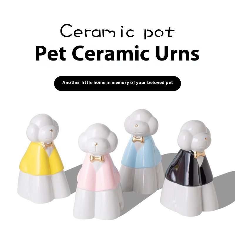 Ceramic Pet Urn Funeral Death Souvenir Ornaments