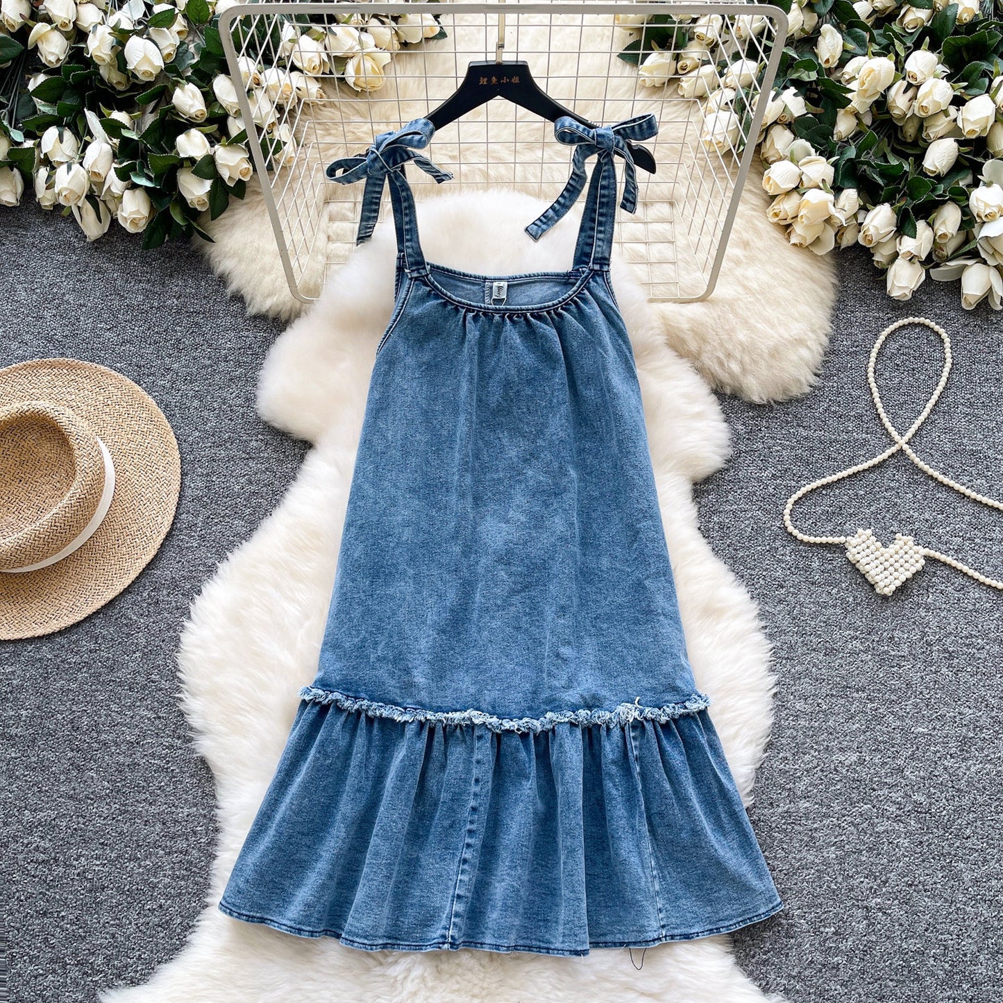 Korean-style Fashionable Preppy-style Youth-enhancing Dress