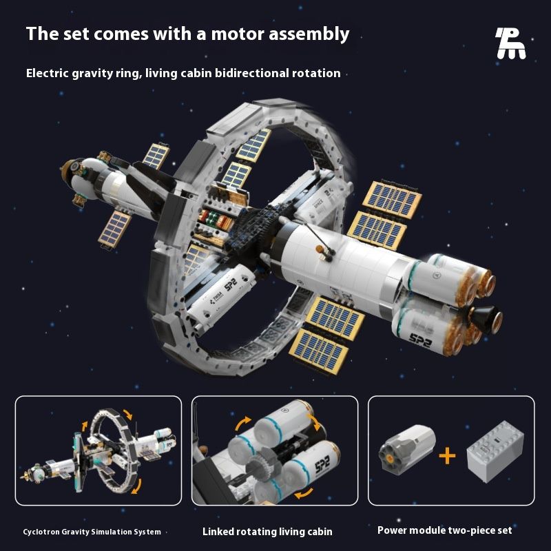 Power Building Blocks Space Series Educational Assembled Toys