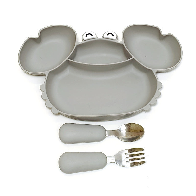 All-in-one Compartmented Feeding Tray For Baby Food
