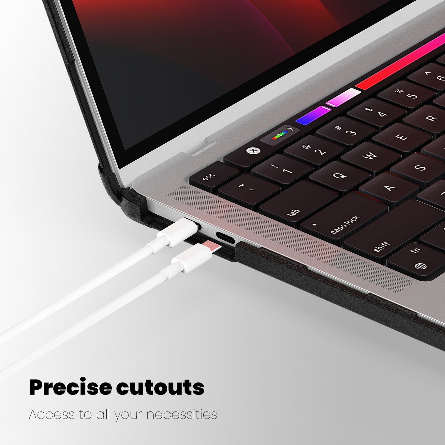 Air13 Laptop Case Transparent Frosted Cooling Bracket Anti-fall Shell