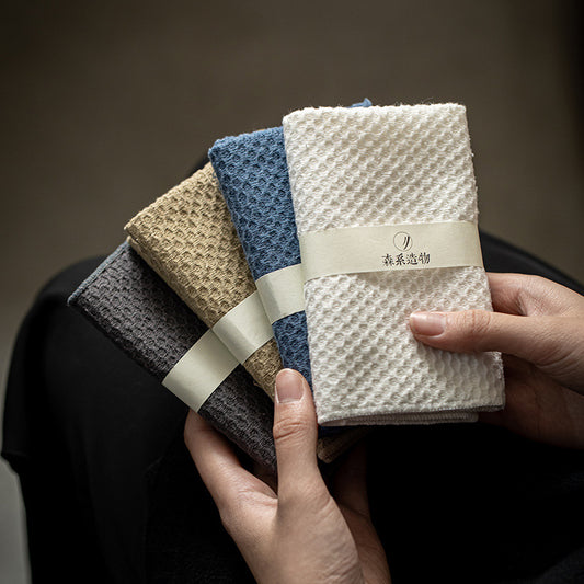 Cotton-linen Water-absorbent Towel Zen-style Tea Tray And Tea Set Cloth