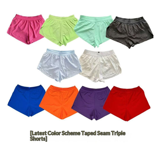 Track And Field Fitness Breathable Lined Shorts