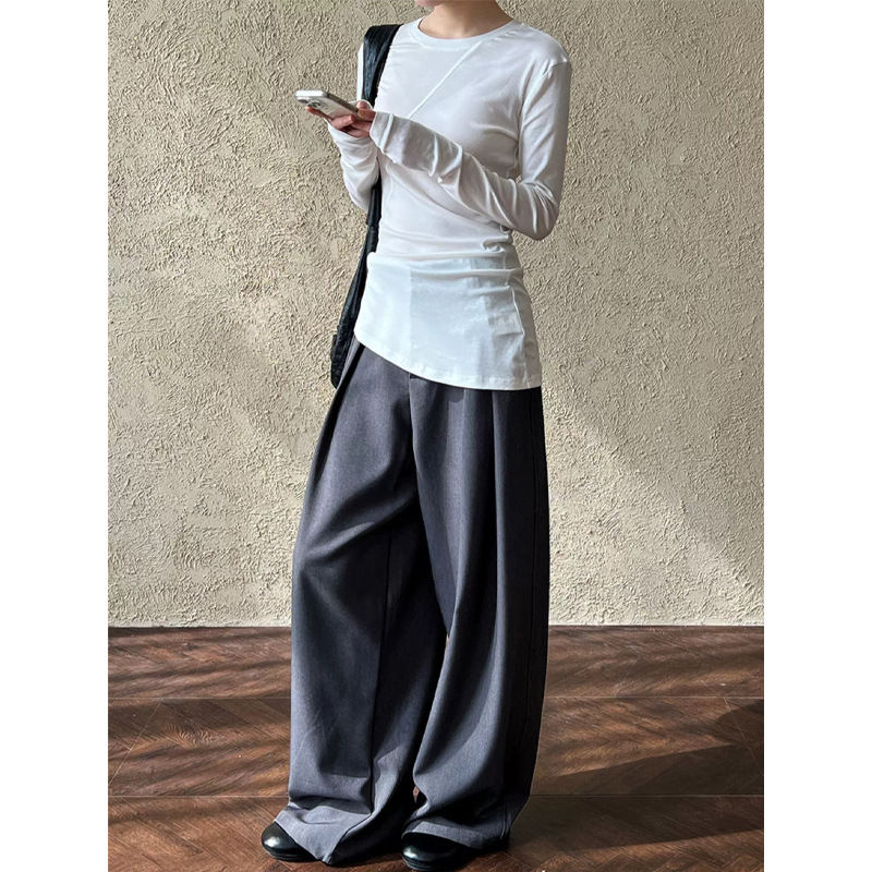 Chic Korean-style Long-sleeve Bottoming Shirt
