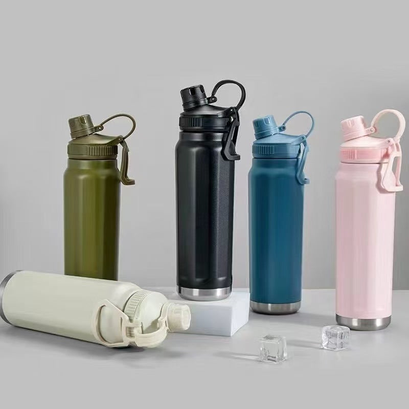 New Outdoor Leisure Car-mounted Diamond-pattern Insulated Water Bottle