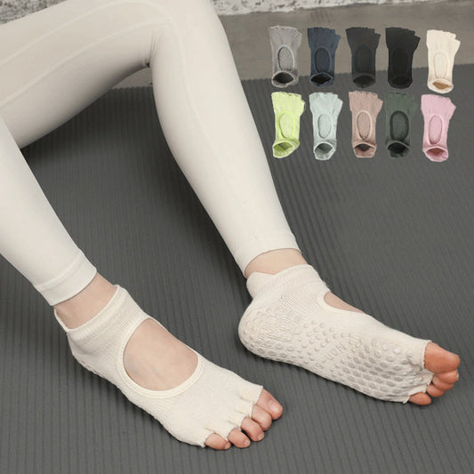 New Sports Yoga Split Finger Non-slip Five-finger Socks