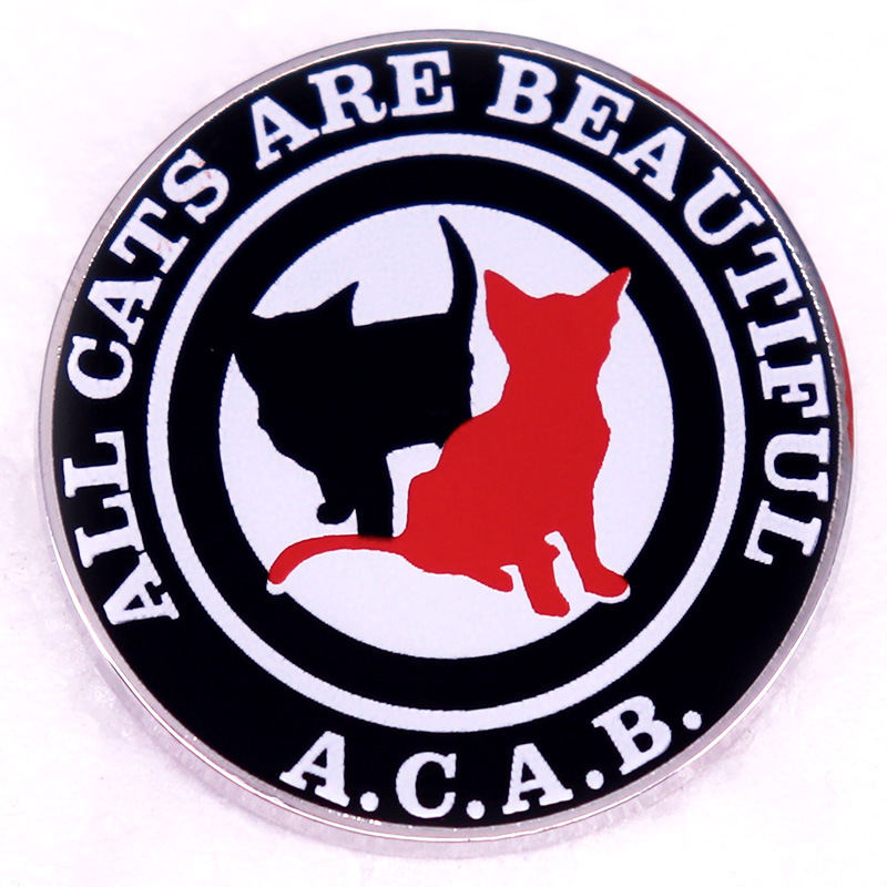 All Cats Are Beautiful Brooch Badge Accessories