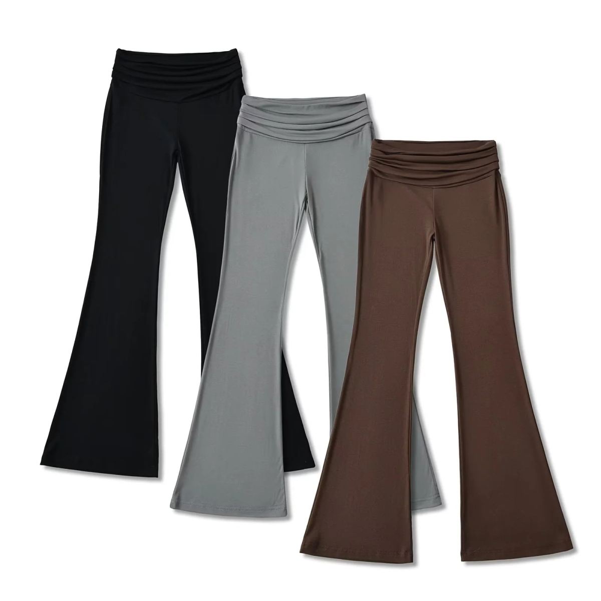 Nude Feel Hip Raise Slimming High Waist Belly Contracting Yoga Trousers
