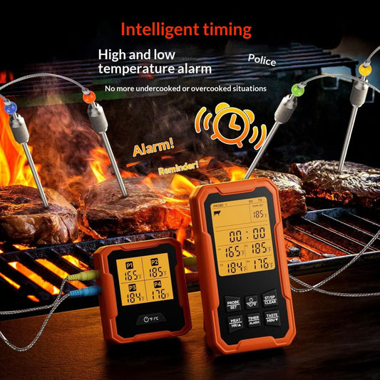 4-Probe Smart Bluetooth Wireless Food Thermometer