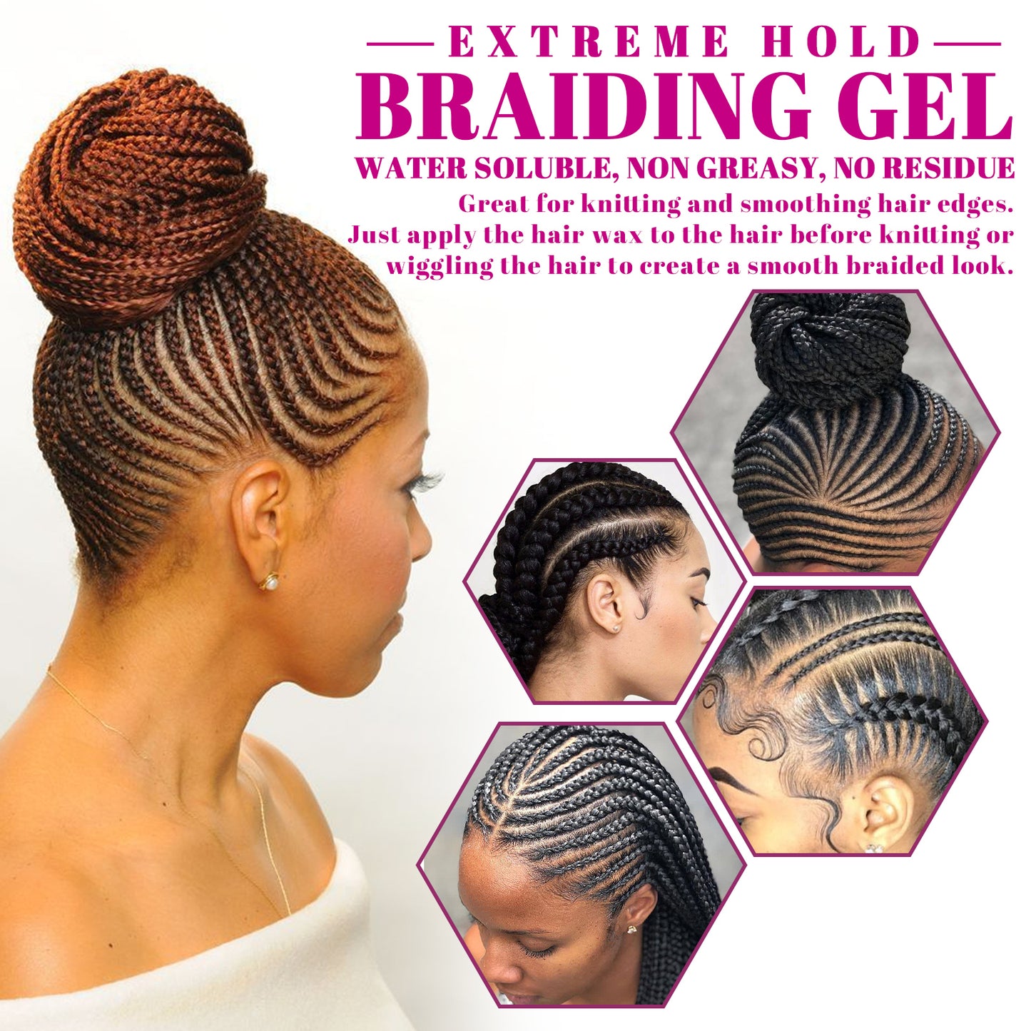 Jaysuing Dreadlocks Styling Gel, Dreadlocks Prevent Breakage And Damage Hydrating Styling Shine Wax