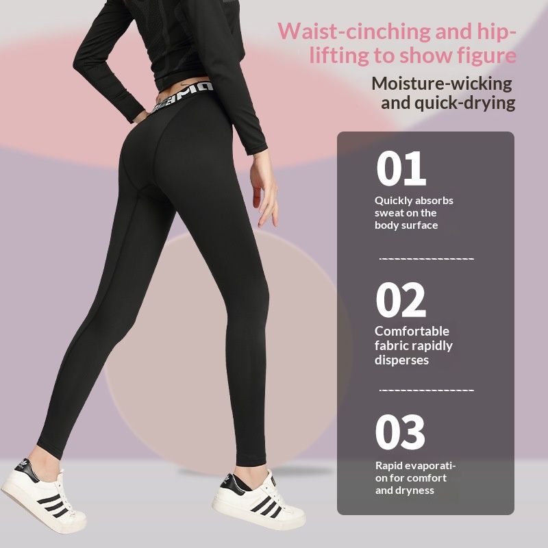 Women's Outdoor Skiing Yoga Fitness Set - Long Sleeve Athletic Top and Leggings for Winter Sports Training