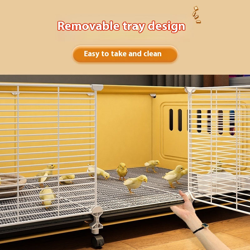 Chicken Cage Splash-proof Indoor Feeding Household Chicken Coop Chick Rutin