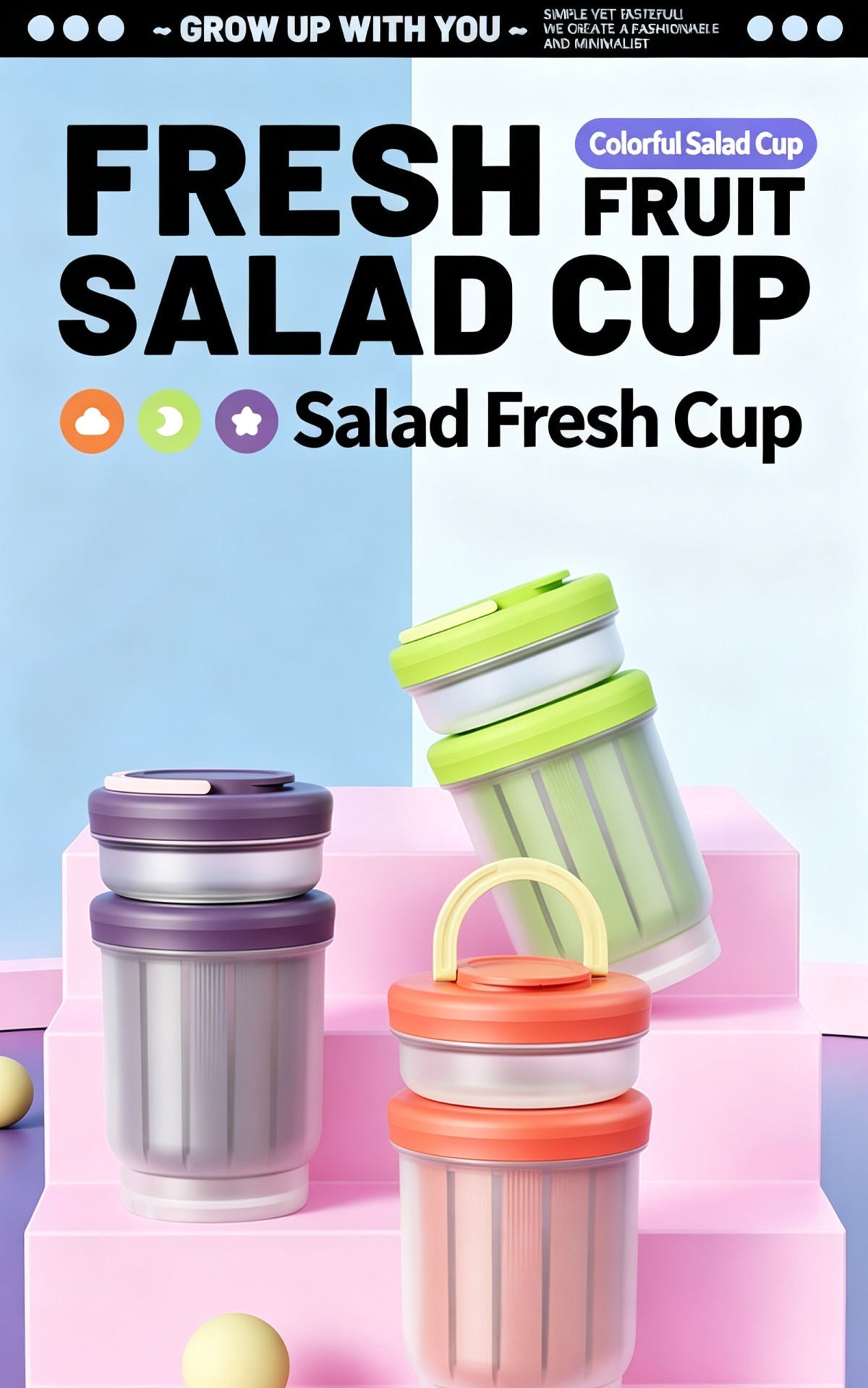 Transparent Airtight Oat Storage Jar With Lid, Portable Breakfast Cup, Ideal For Yogurt, Milkshakes & Cereal, Commuter Car Water Cup, Outdoor Salad Food Preservation Container