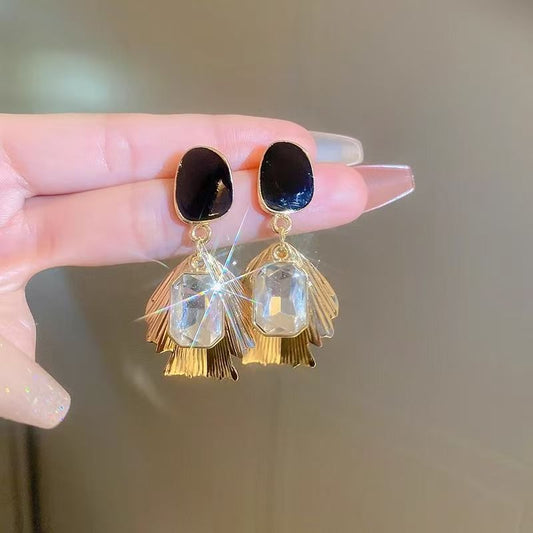 2026 New Chinese Style Irregular Dangle Earrings, Bold Light Luxury Jewelry
