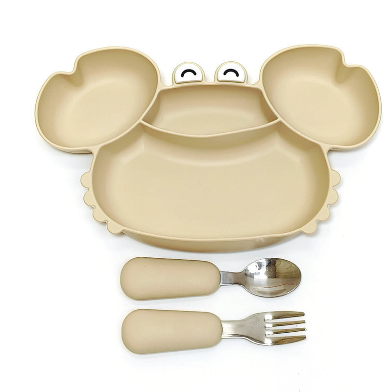 All-in-one Compartmented Feeding Tray For Baby Food