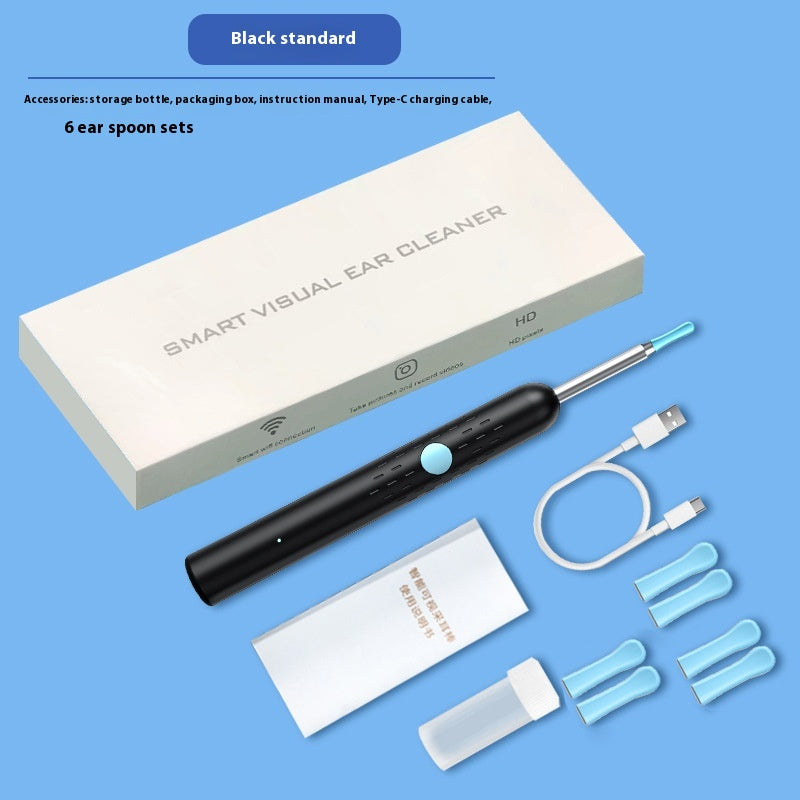 Visual Earpick With Charging Base HD Intelligent Luminous