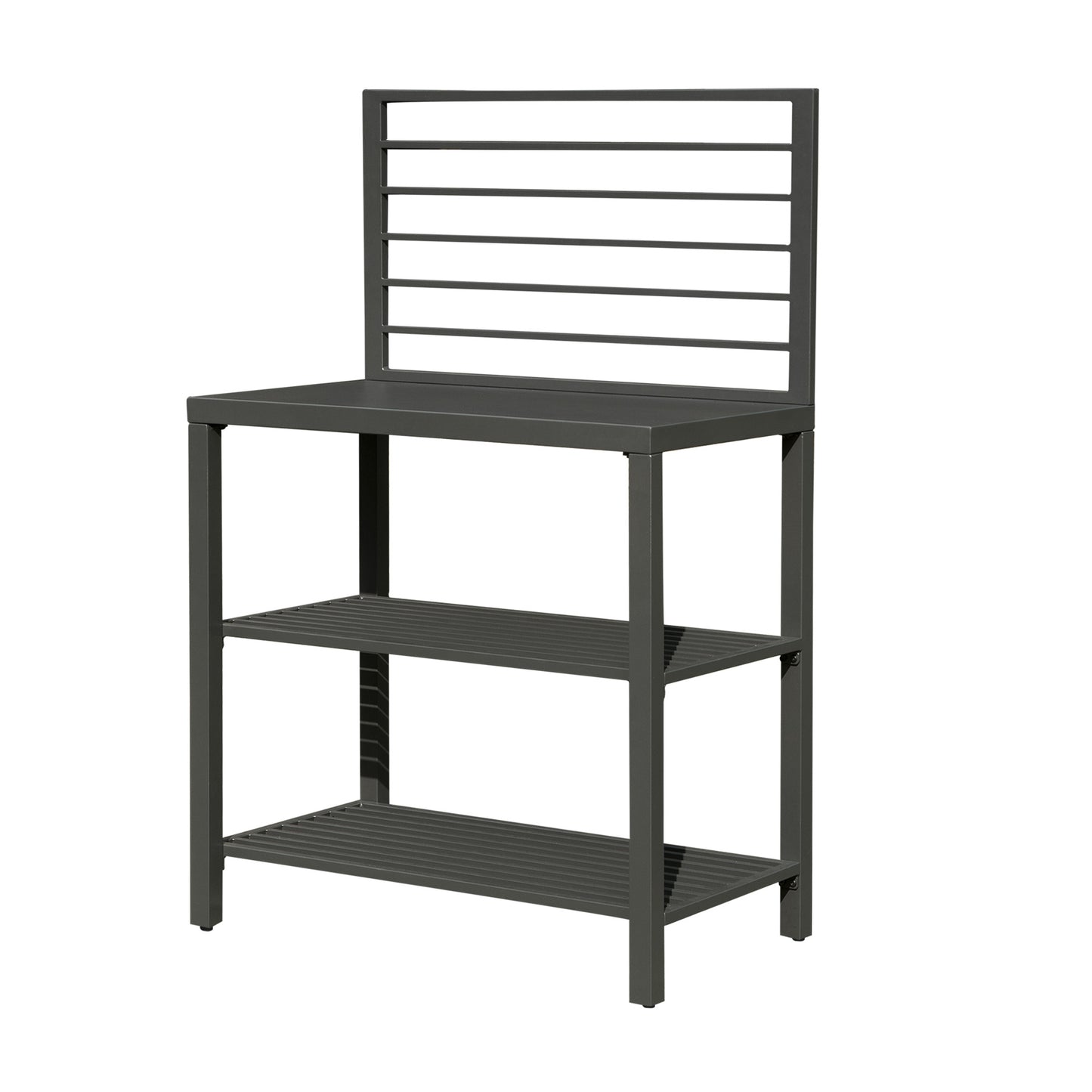 Outdoor Kitchen Island With Storage, Aluminum Kitchen Storage Island Kitchen Food Prep Table With Double Storage Rack, Freestanding Bar Center With Protective Cover Indoor Outdoor