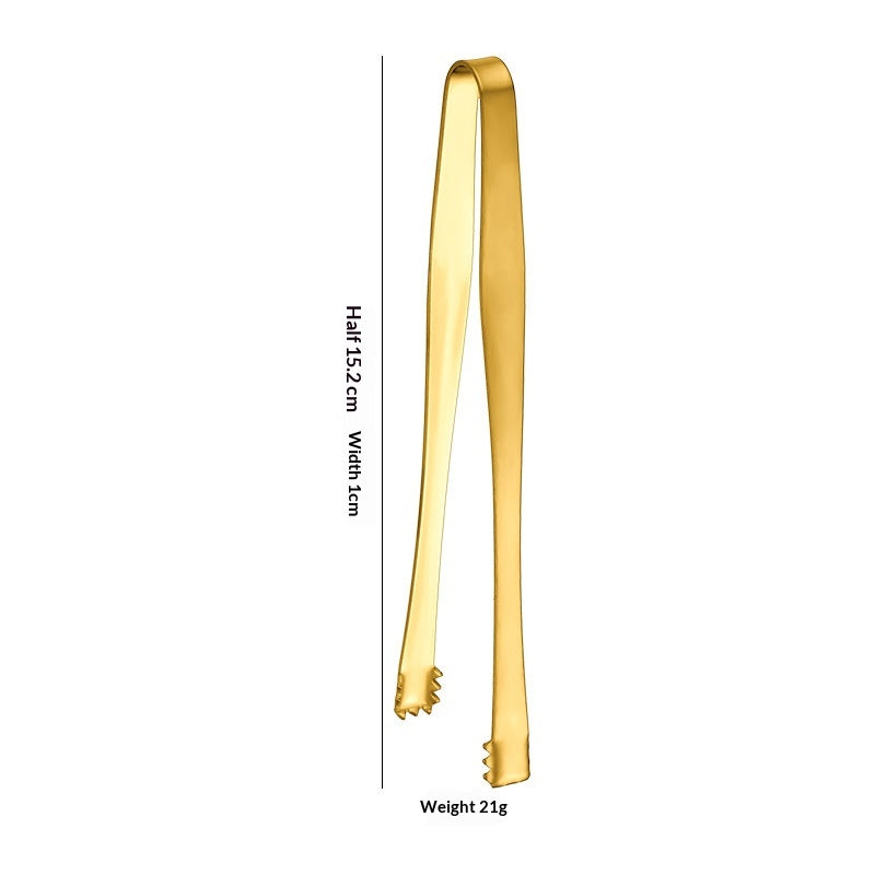 Stainless Steel Non-Slip Ice Tongs Food Tongs